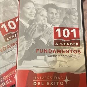 101 Aprender Fundamentos DVD Set — Red & White